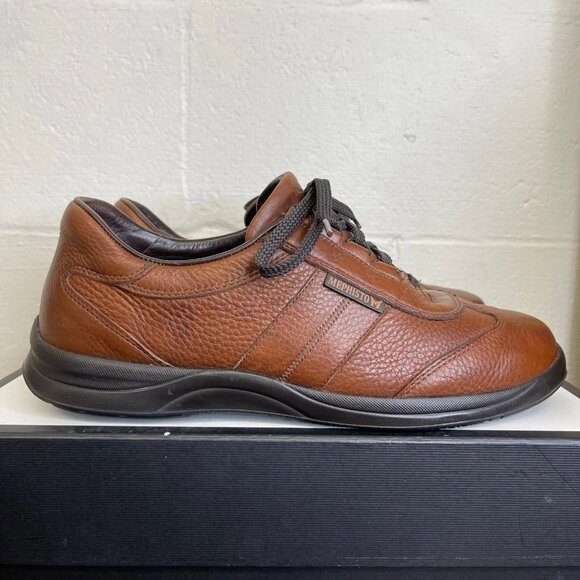 Mephisto Match RunOff Air Jet Brown Leather Oxford Casual  display picture 3